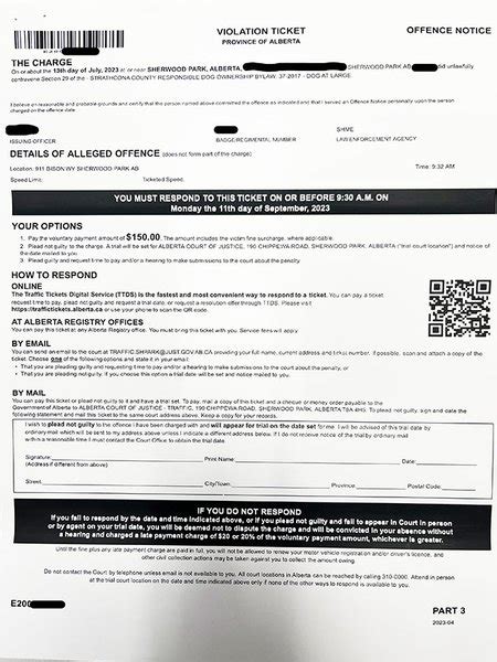 Bylaw Enforcement & Ticket Payment Information .
